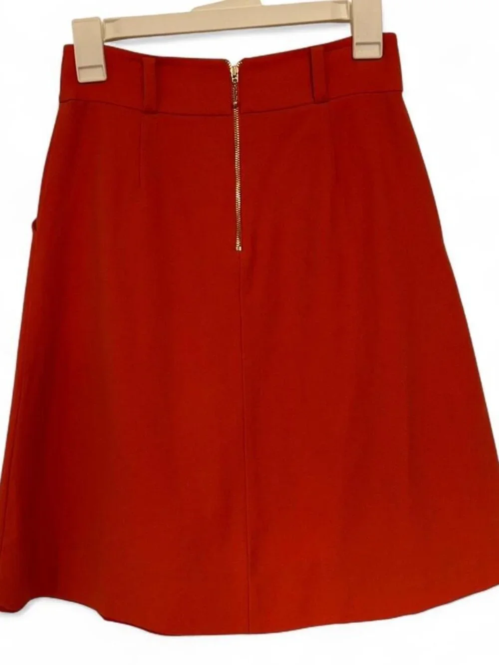 Kate Spade Skirt the Rules Red Orange Skirt
